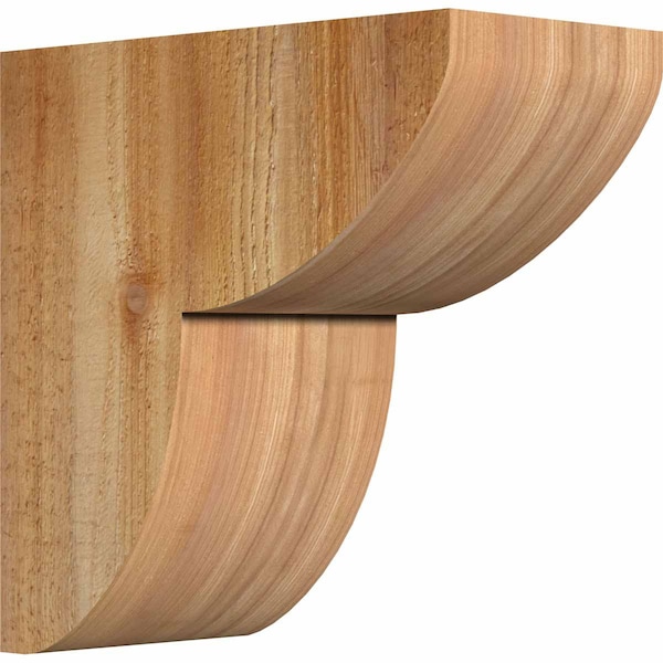 Ekena Millwork Crestline Rough Sawn Corbel, Western Red Cedar, 6"W x 12"D x 12"H COR06X12X12CRE00RWR - main